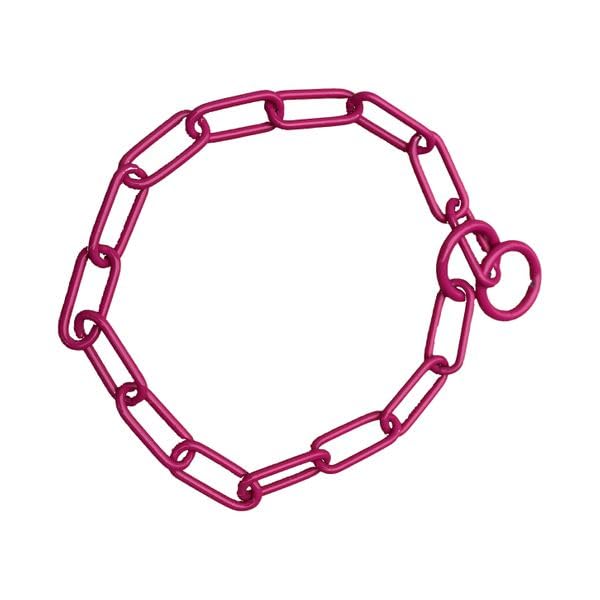 Gappay Gliederhalsband Wild Berry mit Zwei Ringen 3mm Drahtstärke und 55cm Länge