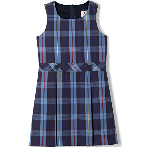 Lands' End Girls Uniform Plaid Jumper