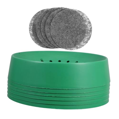 Happyyami 6Pcs Pigeon Nest Bowl Reusable Nesting Bowls for Pigeons Quails Doves Sturdy Breathable Design for Breeding Environment Easy to Install Nesting