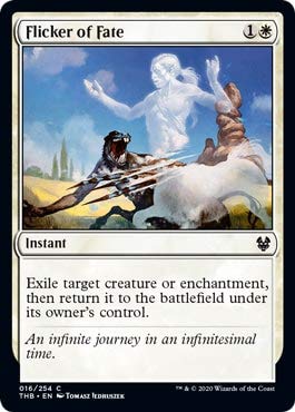 Amazon.com: Magic: The Gathering - Flicker of Fate - Foil - Theros