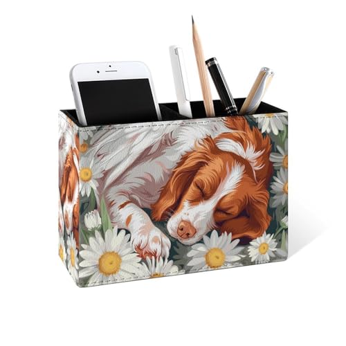 Famame Brittany Spaniel Pencil Holder