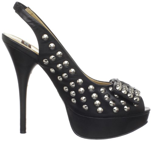 N.y.l.a. Women's Genevieve Platform Pump,Black,9 M Us #TOP5