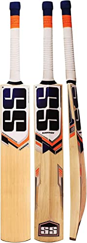 SS Kashmir Willow Leather Ball Cricket Bat, Exclusive Cricket Bat for Adult Full Size with Full Protection Cover (Master) - Thumbnail 4