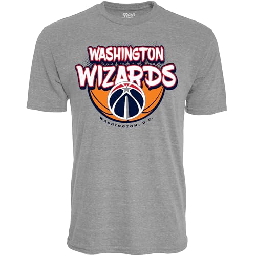 Washington Wizards NBA Officially Licensed Tri-Blend T-Shirt Heather Gray, Medium