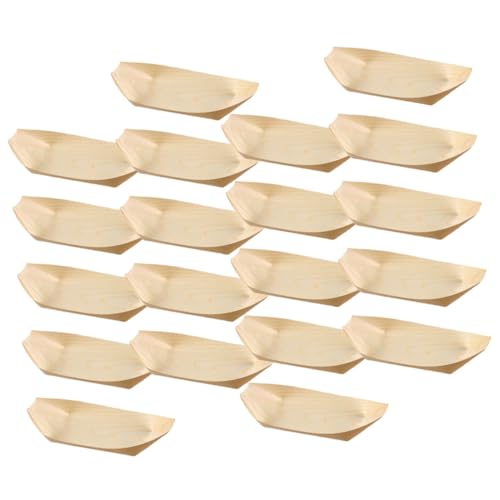 Botes desechables de bambú para sushi 200 pcs miniatura 1