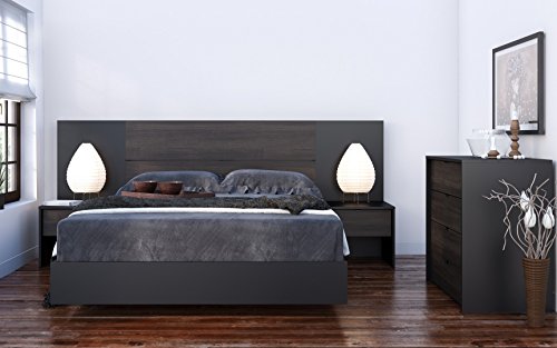 Nexera Platform Bed, Full, Black #TOP6