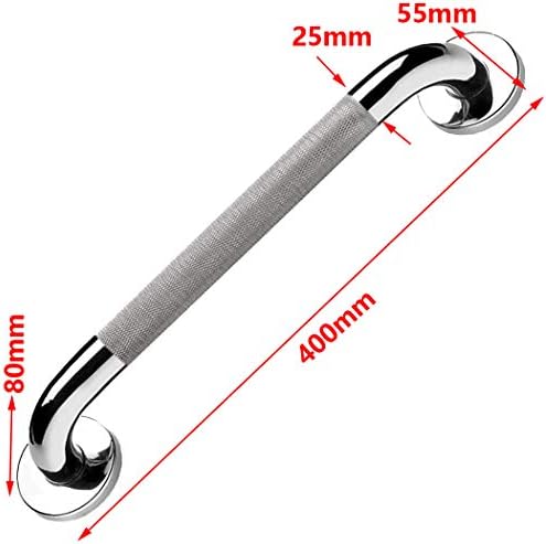 Bathroom Grab Bar HONPHIER® Anti-Slip Grab Rails SUS 304 Stainless Steel Towel Rails Safety Shower Handrails Support Rail, Toilet Grab Handle