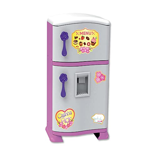 Refrigerador Pop Casinha Flor Xalingo Rosa/Branco