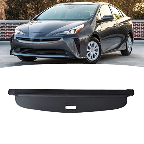 SEBLAFF Luggage Cargo Cover Rear Trunk Shade Shield Black Replacement for P-r-iu-s 2016-2020
