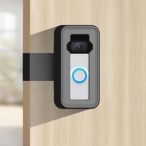 Anti-Theft Video Doorbell Mount – No-Drill Solution for Apartment Doors, Ideal for Renters and Home Offices, Compatible with Most Video Doorbells