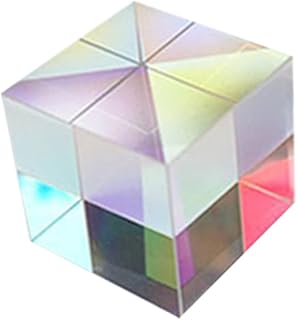 SOLUSTRE Pirâmide Prisma Física Prisma Óptico Prismas De Cristal Prisma Óptico Decoração Apanhador De Sol Cubo Óptico Prisma Cubo Prisma Luz Fotografia Cubo Rgb Giroscópio Fabricante De