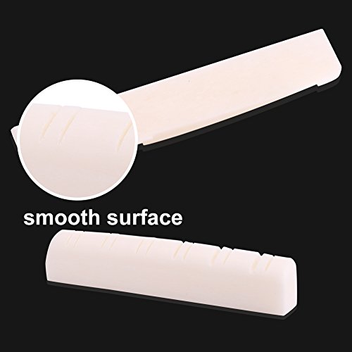 Acoustic Guitar Bridge Saddle & Nut Replacement for 12 String Folk Acoustic Guitars Instrument Accessories