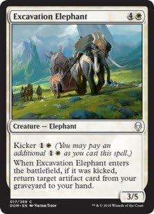 Excavation Elephant - Foil - Dominaria