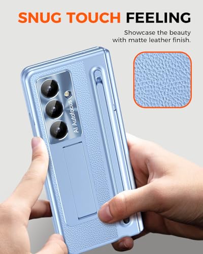 Coque Galaxy Z Fold 6 avec protège-écran et support de visionnage mains libres - 7