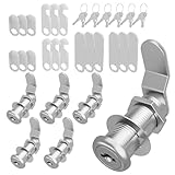 Yqwwda 6 cerraduras de gabinete con llave, cerraduras