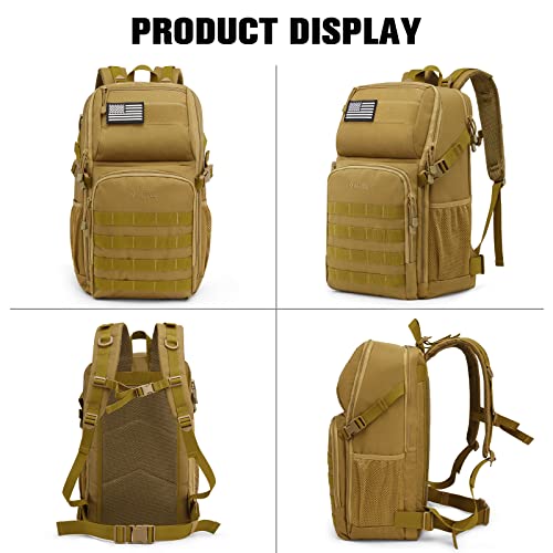 G4Free 35L Military Tactical Backpack Survival Molle Pack Bug Out Bag Rucksack Fishing Backpack Daypack #TOP5