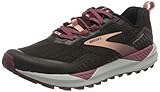 Brooks Women's Cascadia 15, Black/Coral Cloud, 9 Wide