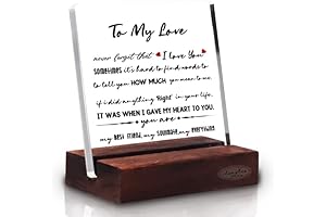 To My Wife Acrylic Plaque, a Love Sign for Your Sweetheart