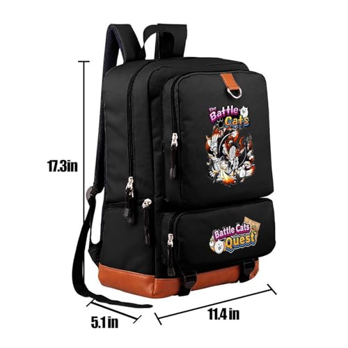 Battle-Cats Battle-Cats Backpack Women's College Korean Style Large Capacity Teenagers Cute Lightweight Travel2