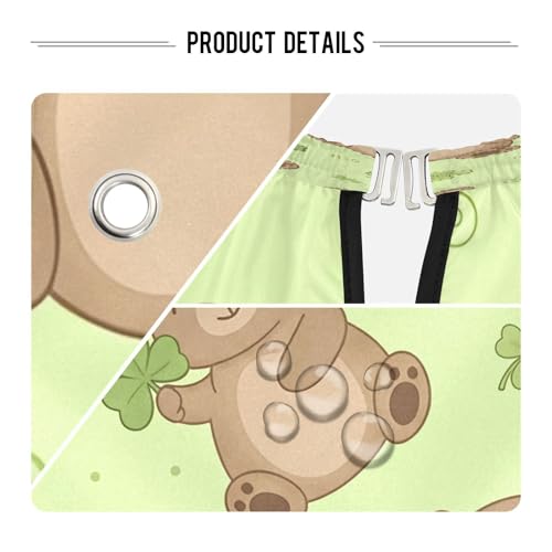 Capa de barbería impermeable Kigai Cute Bear para hombres miniatura 4