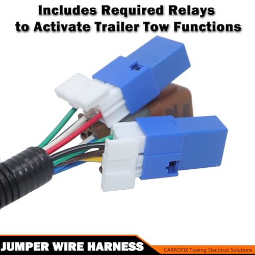 CARROFIX RV-Style 7 Way Trailer Wiring Harness for Nissan Pathfinder (2013-2020) and Infiniti QX60 (2014-2020) Custom-Fit Vehicle Side 7 Way Connector by CARROFIX - Image 4
