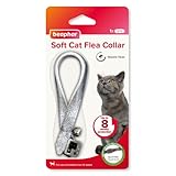 Beaphar – Soft Flea Collar for Cats – Repels Fleas For up to 8 Weeks – Adjustable Fit With Safety Mechanism – For Cats From 12 Weeks of Age – 1 x Glitter Collar – Colour may vary