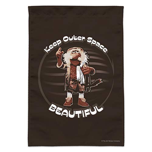 Keep Outer Space Beautiful Fraggle Rock Uncle Traveling Matt Garden Yard Flag