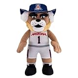 Bleacher Creatures Arizona Wildcats Wilbur 10" NCAA Mascot Plush Figure - A Mascot for Play or Display