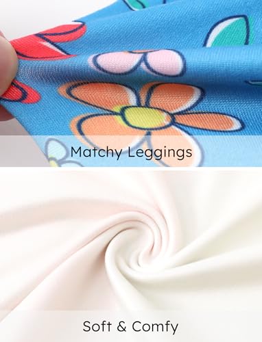 Image of Peppa Pig Girls Pant Sets Ruffle Long Sleeves Top Shirt and Leggings Clothing Set for Toddler Girls Fall Clothes Size 2-6T
