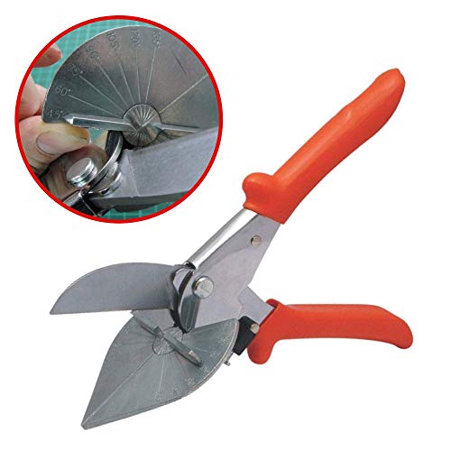 Multi Angle Miter Shear Cutter, 45 Degree To 120-135 Degree (Handle Color - Vary), Including Spare Blade (45-135 Degree No.1) - Thumbnail 3