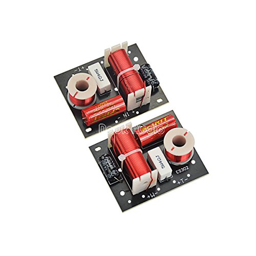 Douk Audio 2-Pack 2-Way Hi-Fi Speaker Crossovers, 3200Hz Crossover Frequency, 400W Max Power, Compatible with 4-16 Ohm Systems by Nobsound - Used condition - CA$28.86
