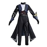 Game Identity Cosplay Costumes Seer Eli Clark Cosplay Costume Noir Uniforms Halloween Party (S)
