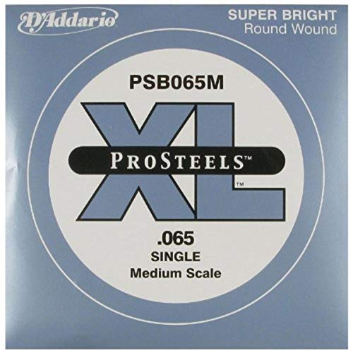 D'Addario Single Bass Pro Steel 065 Med