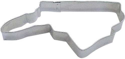 Foose North Carolina Cookie Cutter 4 Inch –Tin Plated Steel Cookie Cutters – North Carolina Cookie Mold