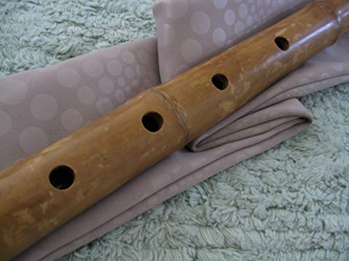 1.8 Pentatonic Shakuhachi W/O. Root End 5 Holes - Traditional Zen Instrument #TOP1