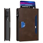 Frapkom – Frapkom Männer Brieftasche 8-11 Karten, Anti-Diebstahl Minim