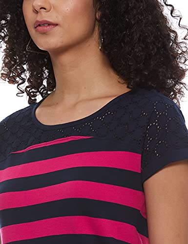 Image of Max Women's Striped Extended Sleeves Regular Fit T-Shirt