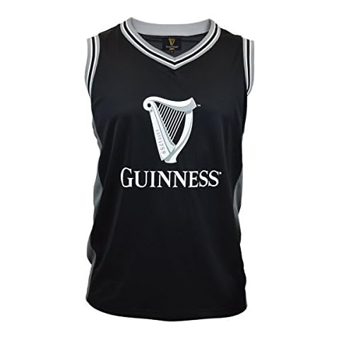Guinness Black and Grey Basketball Jersey Cover