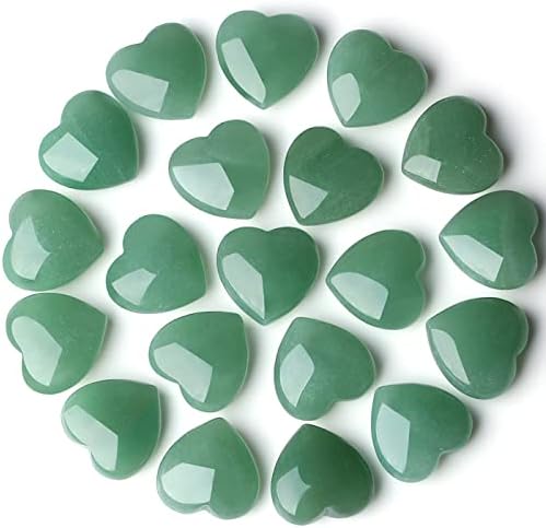 XIANNVXI 20 Pcs Rose Quartz Crystals Heart Stones Rose Quartz Pink Quartz Crystal Gifts,Reiki Healing Gemstones,Presents for Mum,Mummy Gifts Pink Gifts