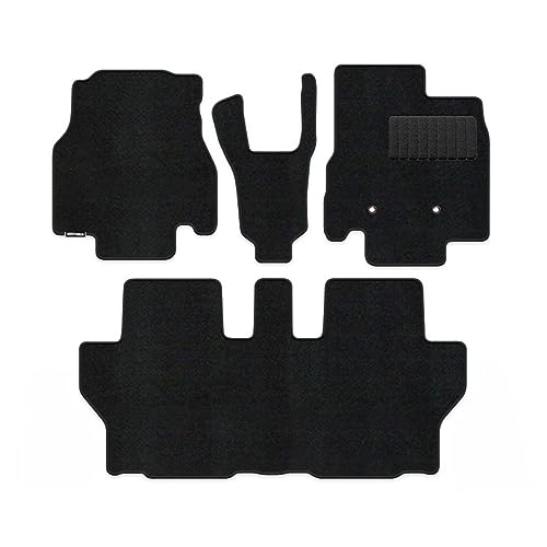 Hotfield ダイハツ 互換品 新型 ムーヴキャンバス ムーブキャンバス LA850S LA860S フロアマット 形状02 電動パーキングブレーキ/4WD プレーンブラック