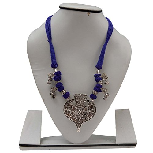 Boho Tribal Rope Necklace Gypsy Ethnic Jewelry