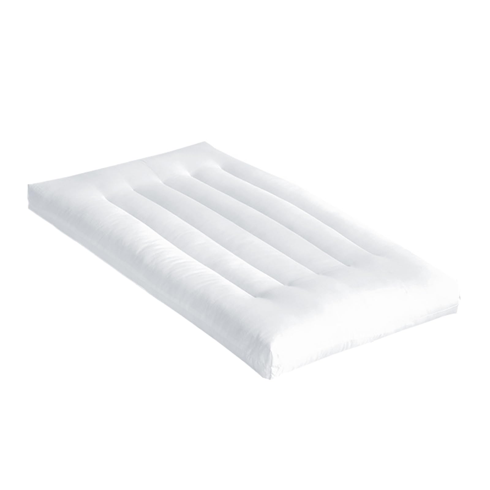 Cuscino Ultra Piatto Per Dormire, Alto 6 cm, Cuscino Sottile Per Chi Dorme Sulla Schiena e Pancia, Cuscino Basso Memory Foam per Dormire (Bianco, 65 x 40 x 6 cm)