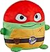 Mattel Teenage Mutant Ninja Turtles: Mutant Mayhem Cuutopia Plush Toy, 10-Inch Raphael Kawaii-Style Soft Figure, Orange-Masked Mikey Collectible