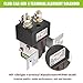 Panglong Club Car 48V 4 Terminal Solenoid Coil, Albright Solenoid for 1995-Up DS and 2004-2008 Precedent Golf Carts 101908701 102774701 5722