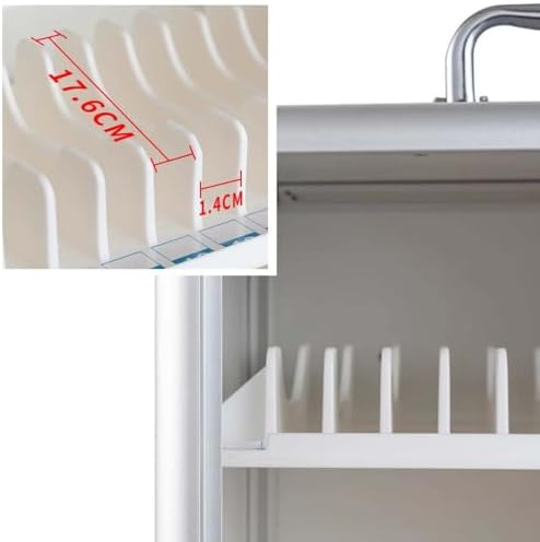 Mobile Phone Storage Cabinet - 48 Compartment Cell Phone Lockers for Office, Gym & School - Secure Storage Box for Conferences & Student Use