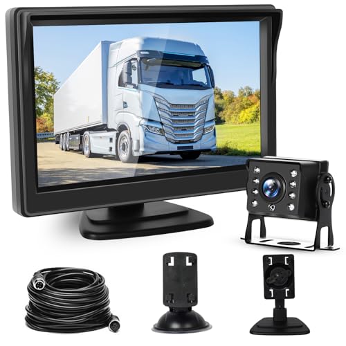 Monitor di Alta Qualità: Il display HD da 5 pollici con schermo IPS offre una rappresentazione dei colori vivida e accurata, garantendo una visione fedele dell'ambiente circostante durante le manovre di retromarcia. Gli ampi angoli di visione consentono una chiara visibilità da varie posizioni dell'auto. I tempi di risposta rapidi riducono al minimo la sfocatura dei movimenti. Inoltre, la durata dello schermo IPS lo rende adatto all'ambiente automobilistico, spesso soggetto a vibrazioni