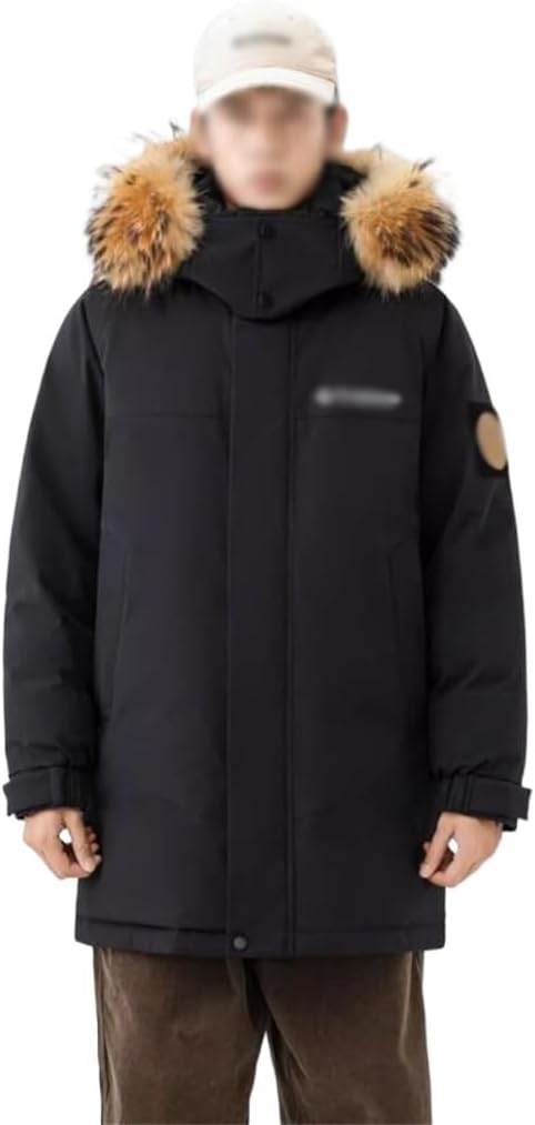 VIDI Tooling Down Jacket Male Long Winter New Big Wool Collar Warm Windproof Pie To Overcome The Coat