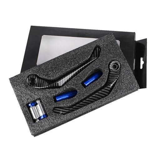 Protecteur de guidon moto bleu CBR1000RR pour éviter la casse des leviers