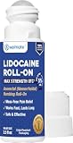 WELMATE - 5% Lidocaine Roll-On (74ml Value Size) - No Mess Targeted Relief - Topical Anesthetic...