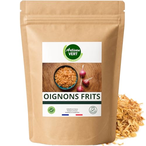 Oignons frits BIO, croquants et croustillants - L'Artisan du Vert (250g)